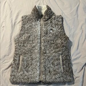 Southern Shirt Co Gray Sherpa Vest